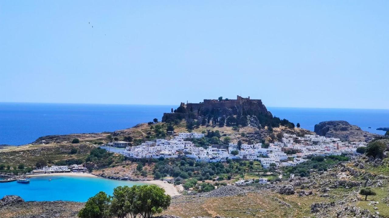 Heliophilia Lindos Villa Eksteriør billede